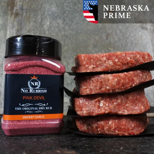 Black Angus burger Pink Devil