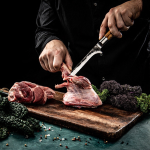 Forged Olive Uitbeenmes