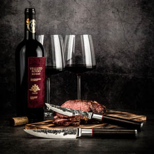 Forged Sebra steakmessen
