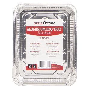 GrillTeam Aluminium BBQ trays 23x18 cm
