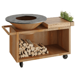 OFYR Island Corten 100 PRO Teak Hout