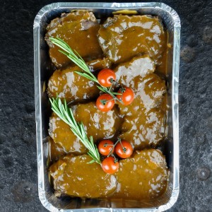 Ovenslee 24h gegaarde sukade in bruine jus