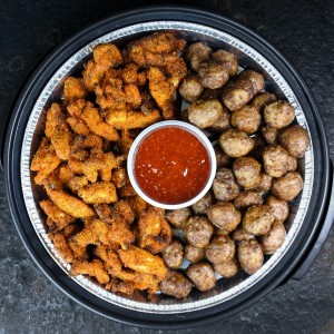 Partypan kippeling & gehaktballetjes