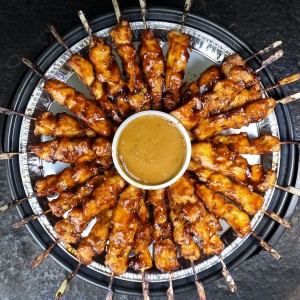 Partypan kipsate & satesaus