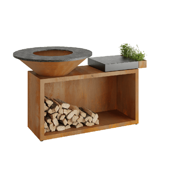 OFYR Island Corten 85  Donker Grijs Keramiek