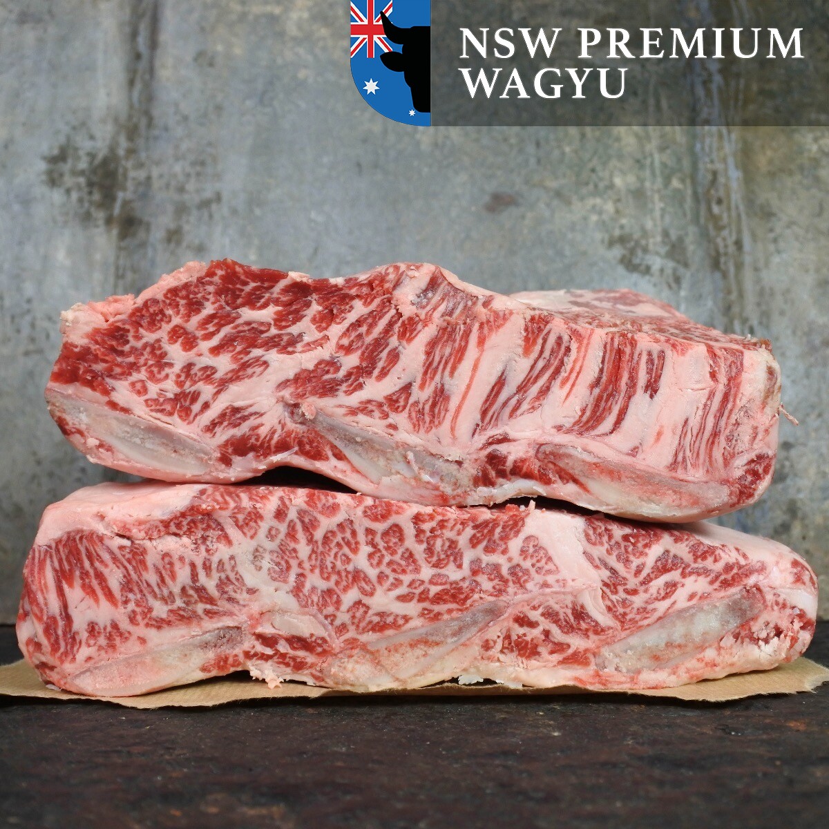 Doorzichtig wijn Draai vast Wagyu short ribs online kopen? 3/5 marbling Australia | Butchery.nl