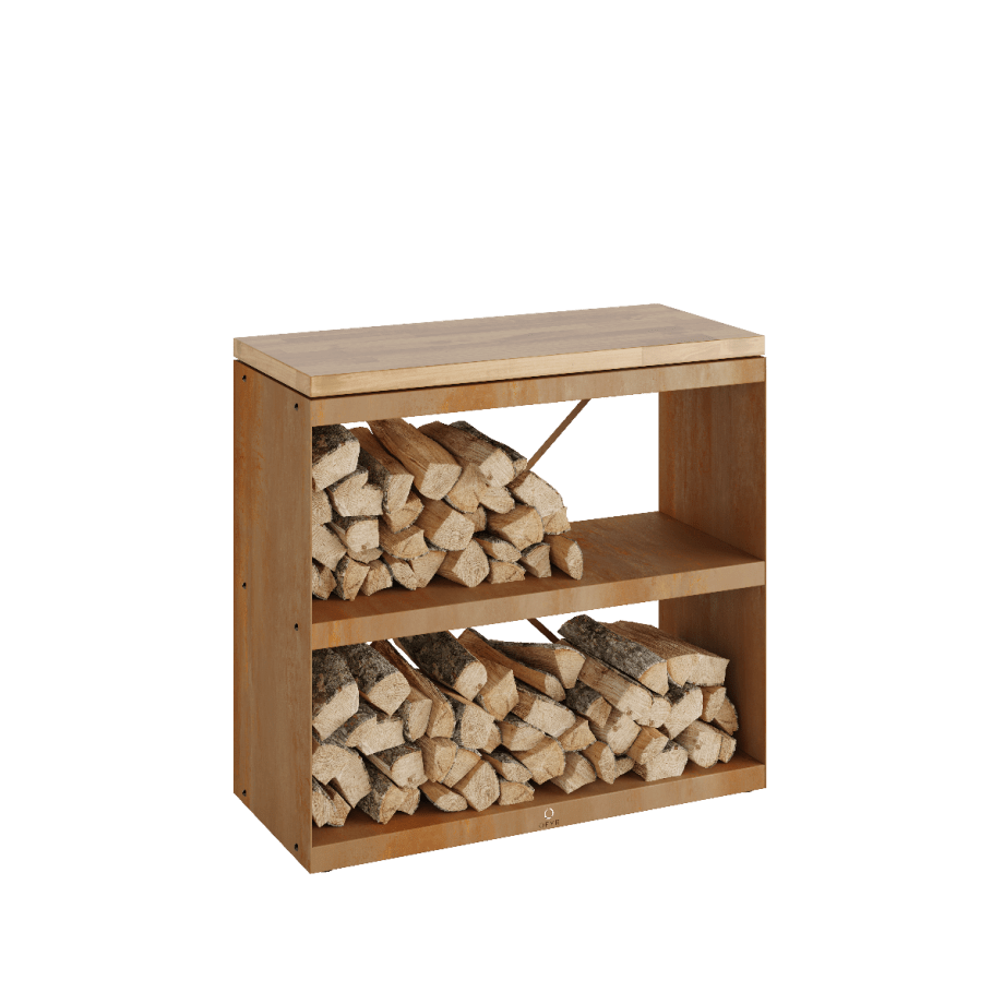 maandelijks James Dyson stijl OFYR Wood Storage Corten Dressoir