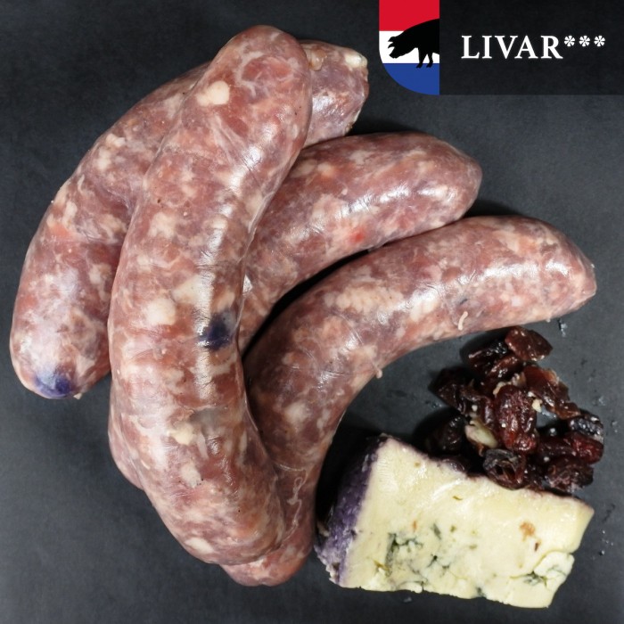 Braadworst LIVAR - gorgonzola/veenbes