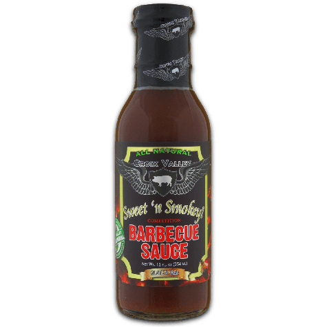 Croix Valley Sweet N Smokey Competition BBQ Sauce -fles 354g