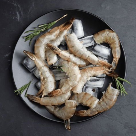 Black tiger garnalen easypeel