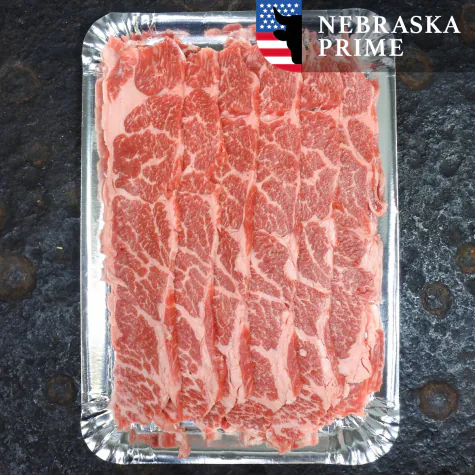 Shabu Shabu chuck steak Black Angus USA 2mm