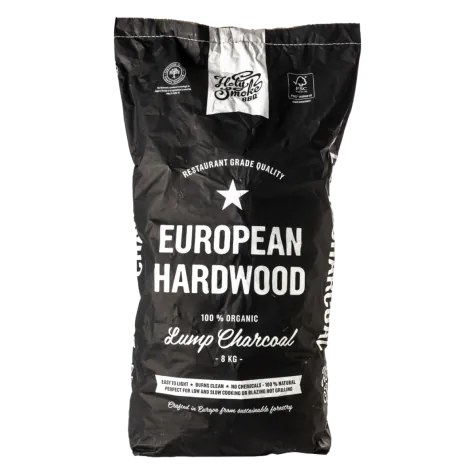 Holy smoke BBQ European hardwood lump houtskool