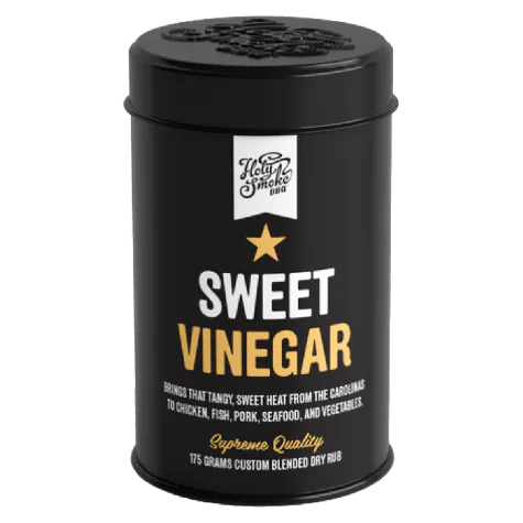 Holy smoke BBQ sweet vinegar dry rub