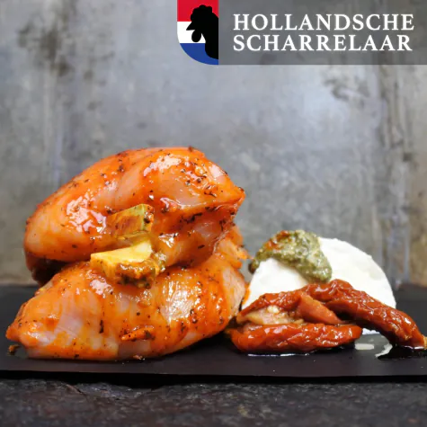Kip Cordon Bleu Scharrel met mozzarella, zontomaat & pesto