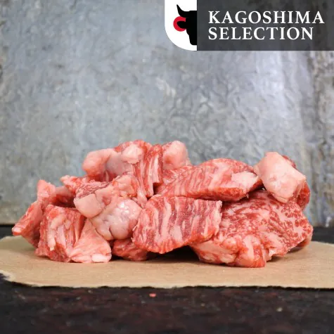 Japans Wagyu ossenhaaspuntjes Kagoshima A5+ BMS12