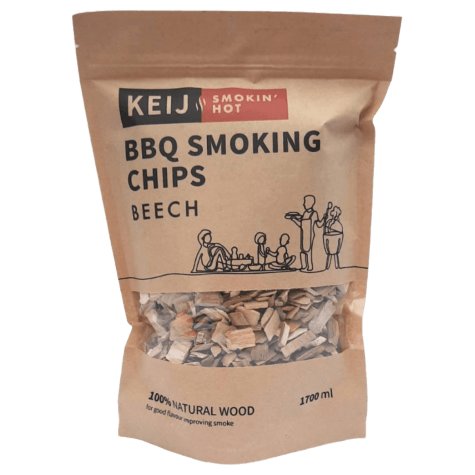 Keij BBQ Smoking Chips Beech -zak 1700 ml