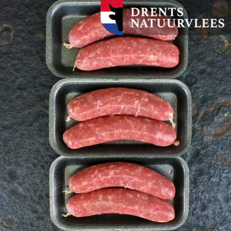 Rundersaucijsjes (3x 2x150 gram)