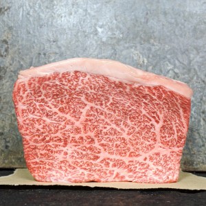 Japans Wagyu picanhasteak Kagoshima A5+ BMS12