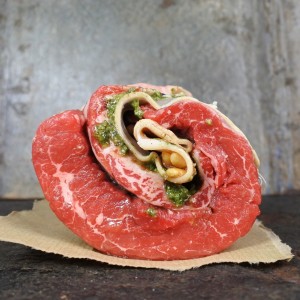 Italiaanse bavetterollade met pesto