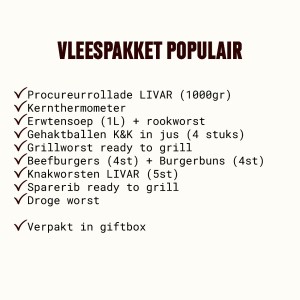 Vleespakket Populair