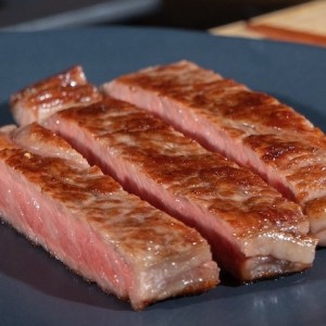 Japans Wagyu entrecote Kagoshima A5+ BMS12