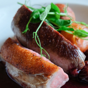 Wilde eendenborstfilet met vel