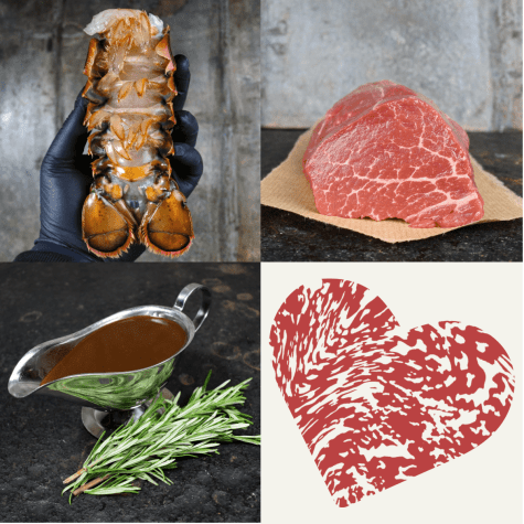 barbecue diner Surf and Turf