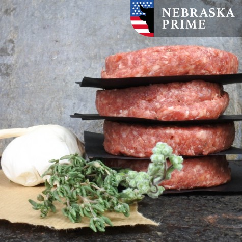 Black Angus burger -  chimichurri