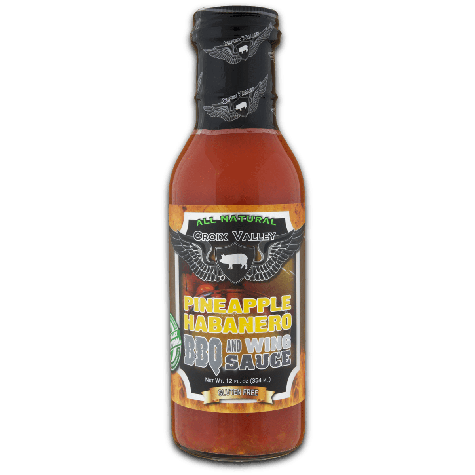 Croix Valley Pineapple Habanero BBQ & Wing Sauce -fles 354g