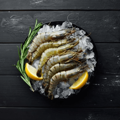 Black Tiger XXL garnalen heel