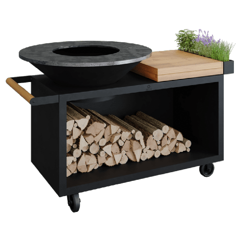 OFYR Island Black 100 PRO Teak Hout