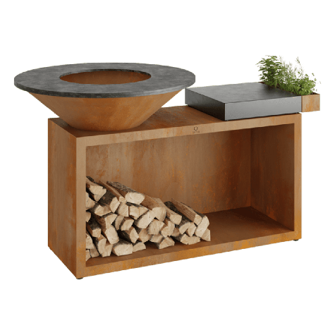 OFYR Island Corten 100 Donker Grijs Keramiek