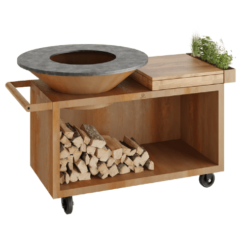 OFYR Island Corten 100 PRO Teak Hout