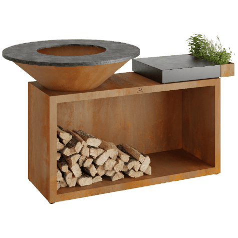 OFYR Island Corten 85 Donker Grijs Keramiek