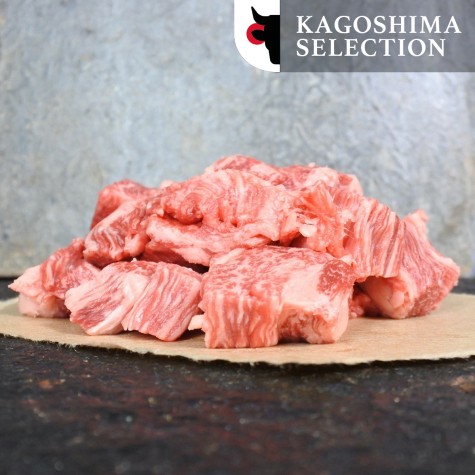 Japans Wagyu ossenhaaspuntjes Kagoshima A4 BMS5-7