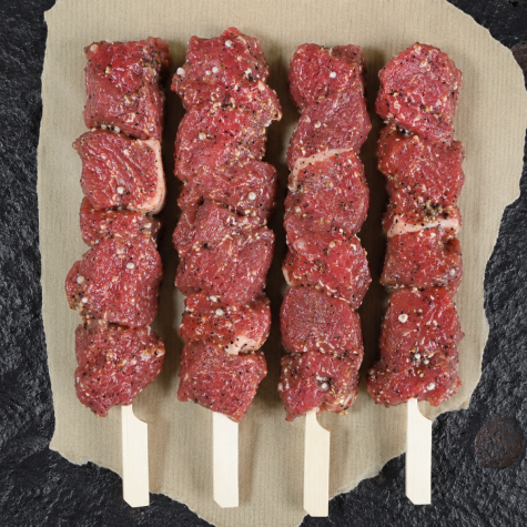 Ossenhaasspies Black Angus Argentinie | Zout en peper 