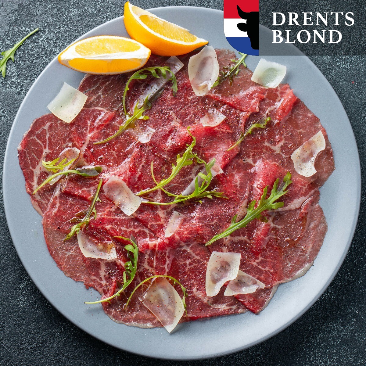 Carpaccio Blonde Aquitaine (dikgesneden) (Carpaccio Blonde Aquitaine (dikgesneden) -200g 2~3pers)