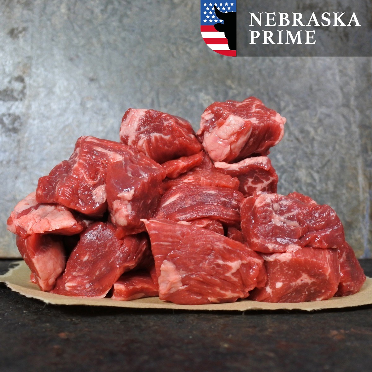 Bavetteblokjes Black Angus USDA prime (Bavetteblokjes Black Angus USDA prime -500g aan blokjes)