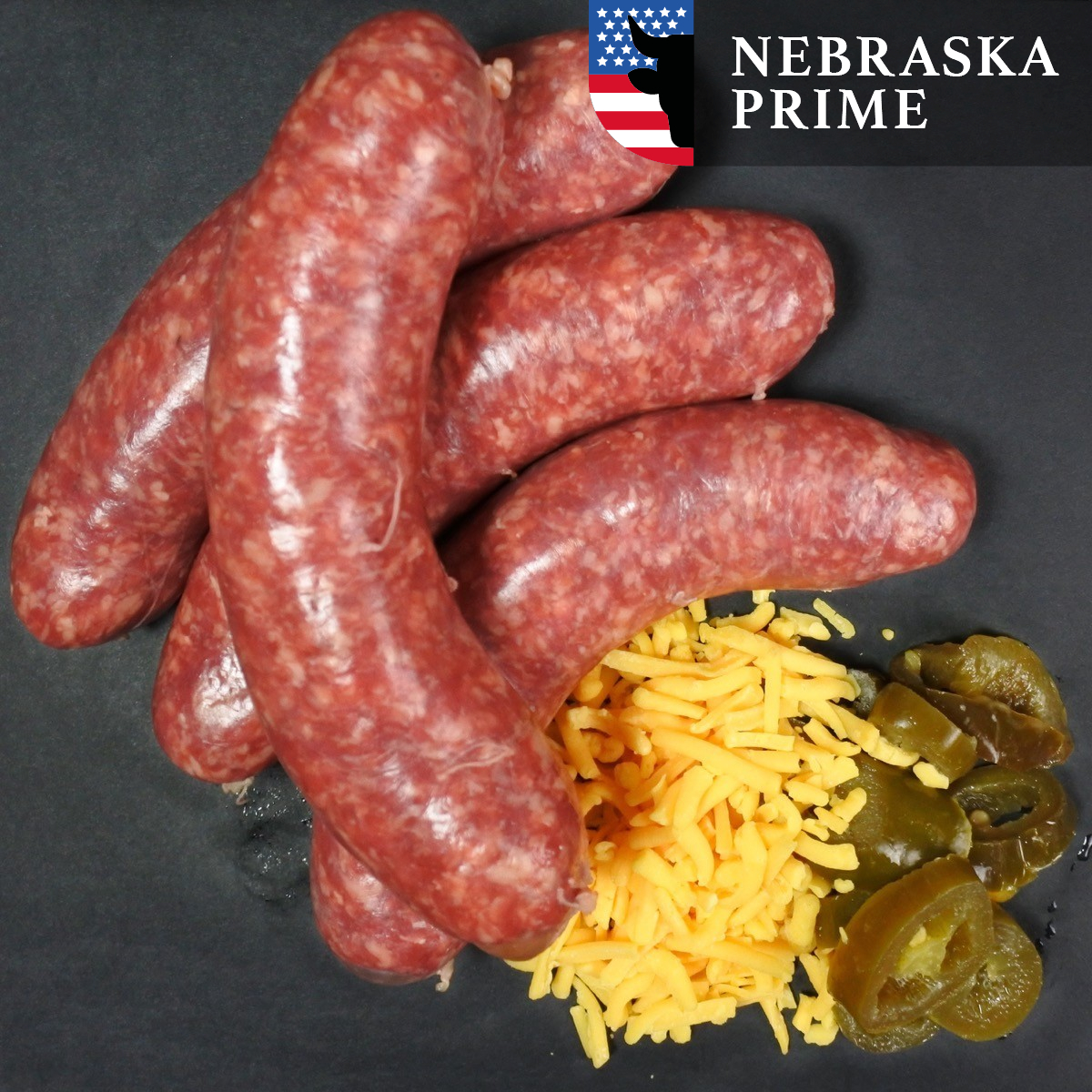 Braadworst Black Angus | Cheddar jalapeno (Braadworst Black Angus | Cheddar jalapeno -4x 100g)