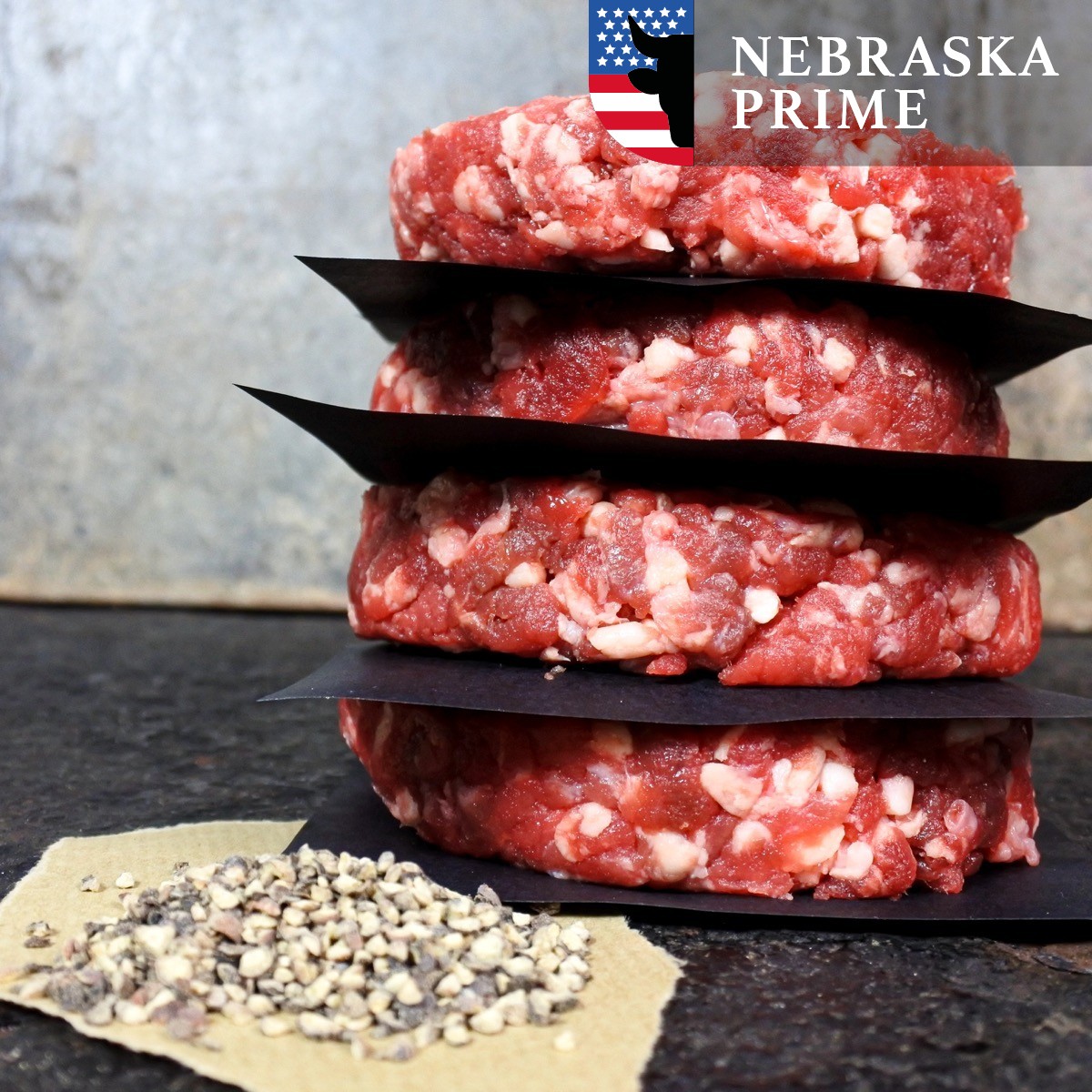 Black Angus burger | Brisket black pepper (Black Angus burger | Brisket black pepper -2x 140g)