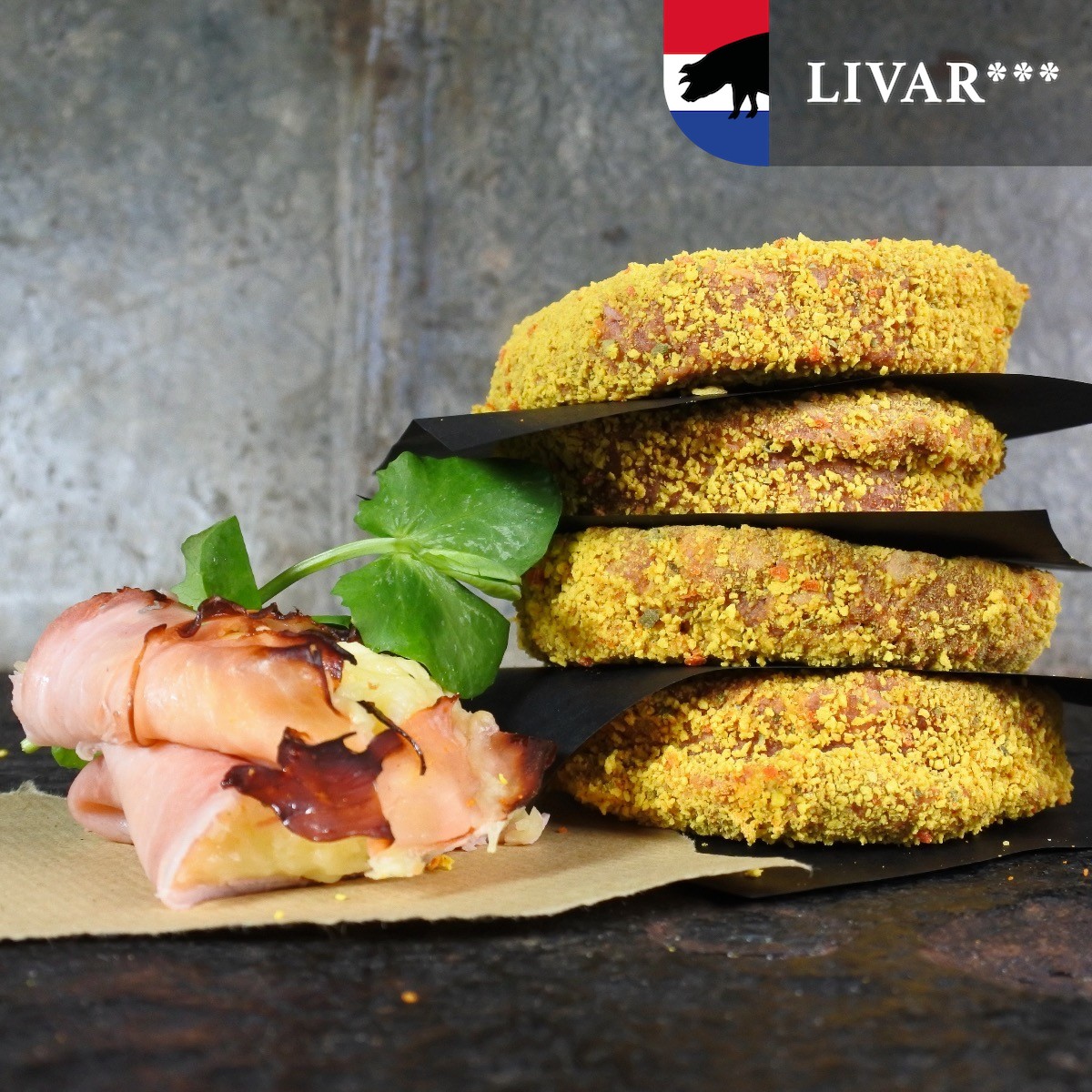 Livar burger | Ham kaas (Livar burger | Ham kaas -2x 140g)