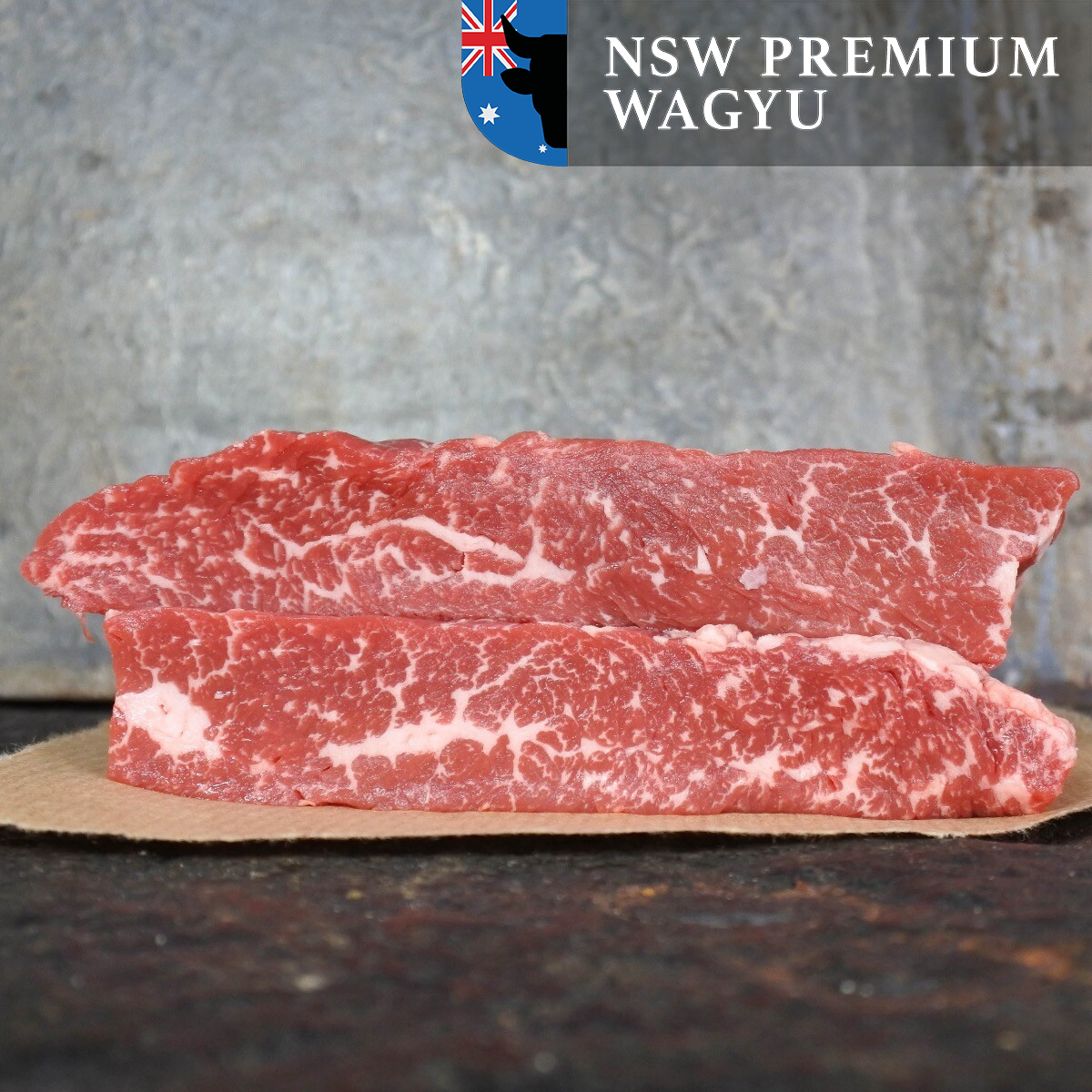 Flank steak Australisch Wagyu BMS 8+ (Flank steak Australisch Wagyu BMS 8+ -400~450g)