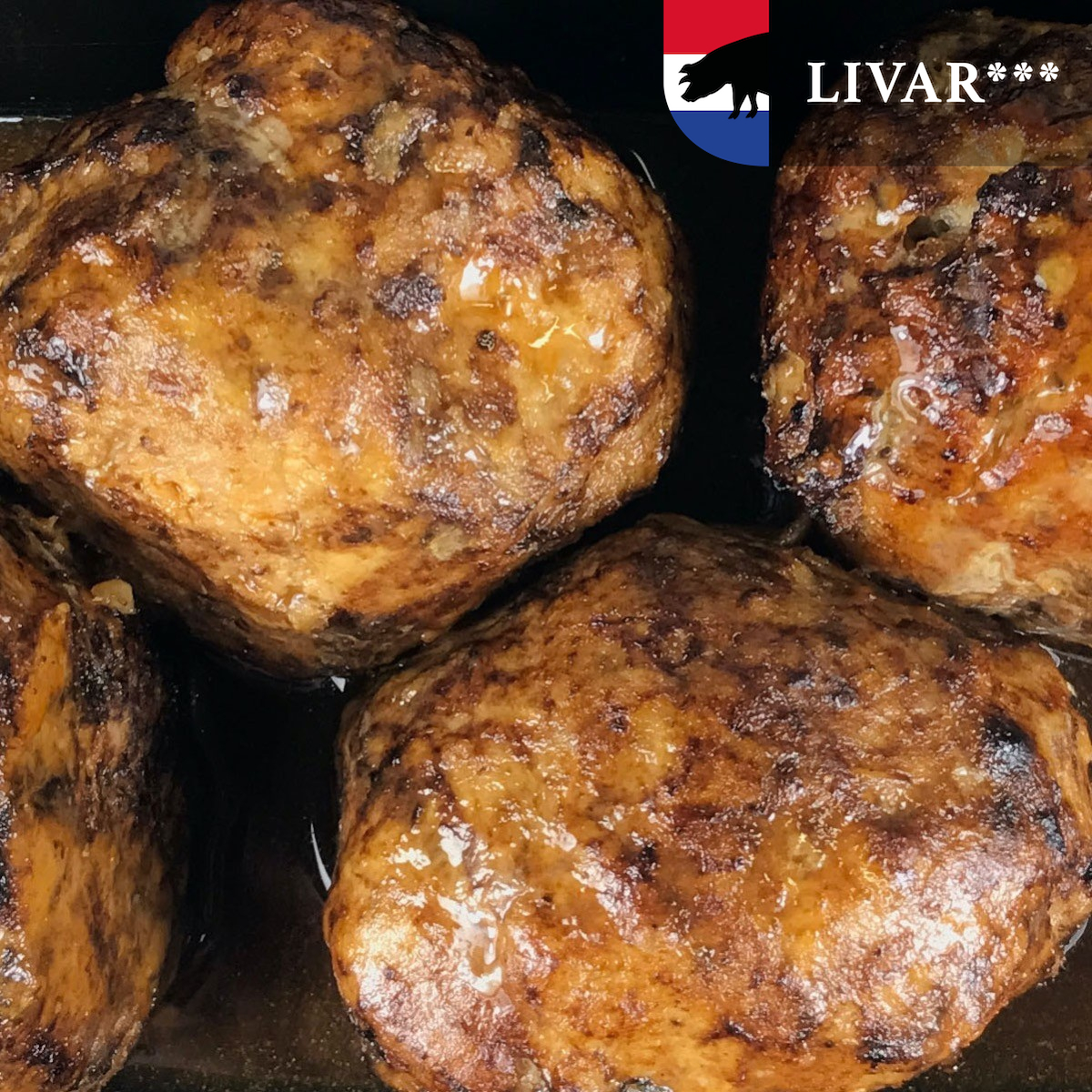 Gebraden gehaktballen in jus Livar en Blonde Aquitaine (Gebraden gehaktballen in jus Livar en Blonde Aquitaine -4x 150g)