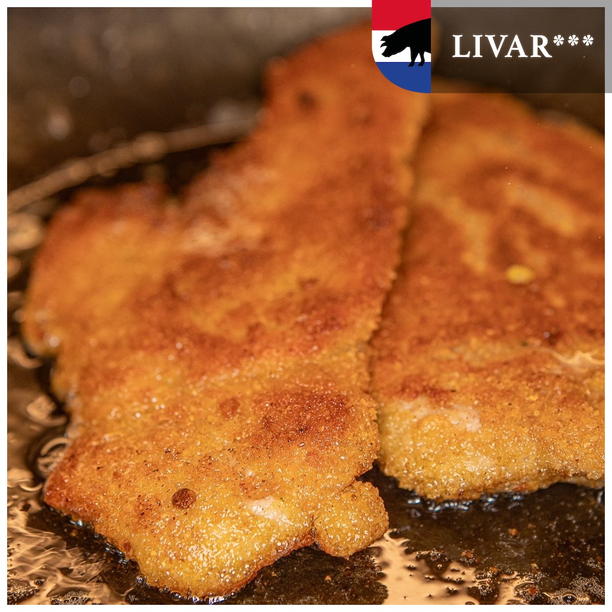 Gepaneerde schnitzel Livar