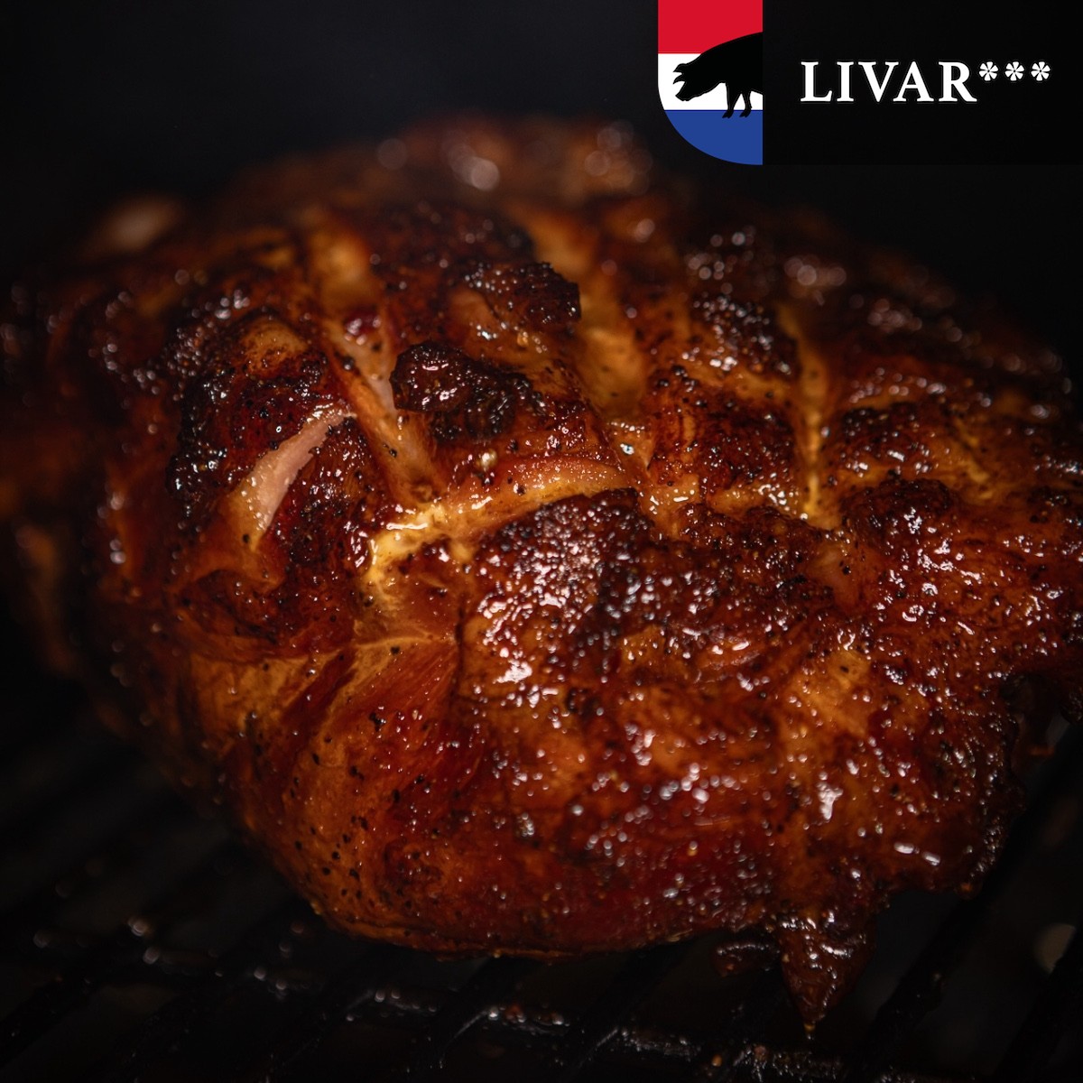 Gepekelde partyham Livar (rauw) (Gepekelde partyham Livar (rauw) -1250~1500g)