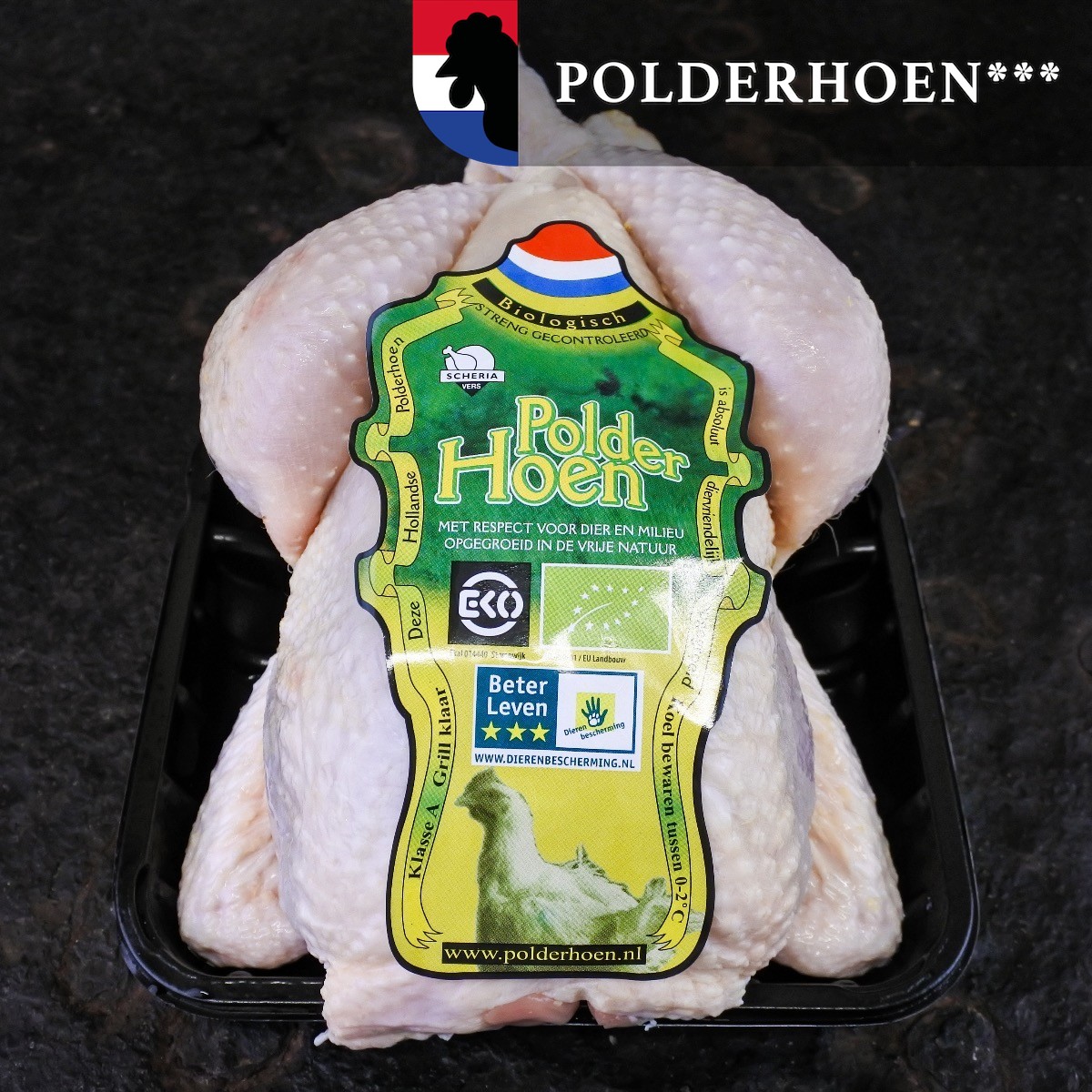 Hele kip Polderhoen (Hele kip Polderhoen -1400~1600g)