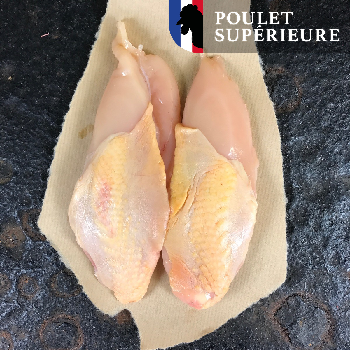 Kipfilet met vel Label Rouge (Kipfilet met vel Label Rouge -2x 150~175g)