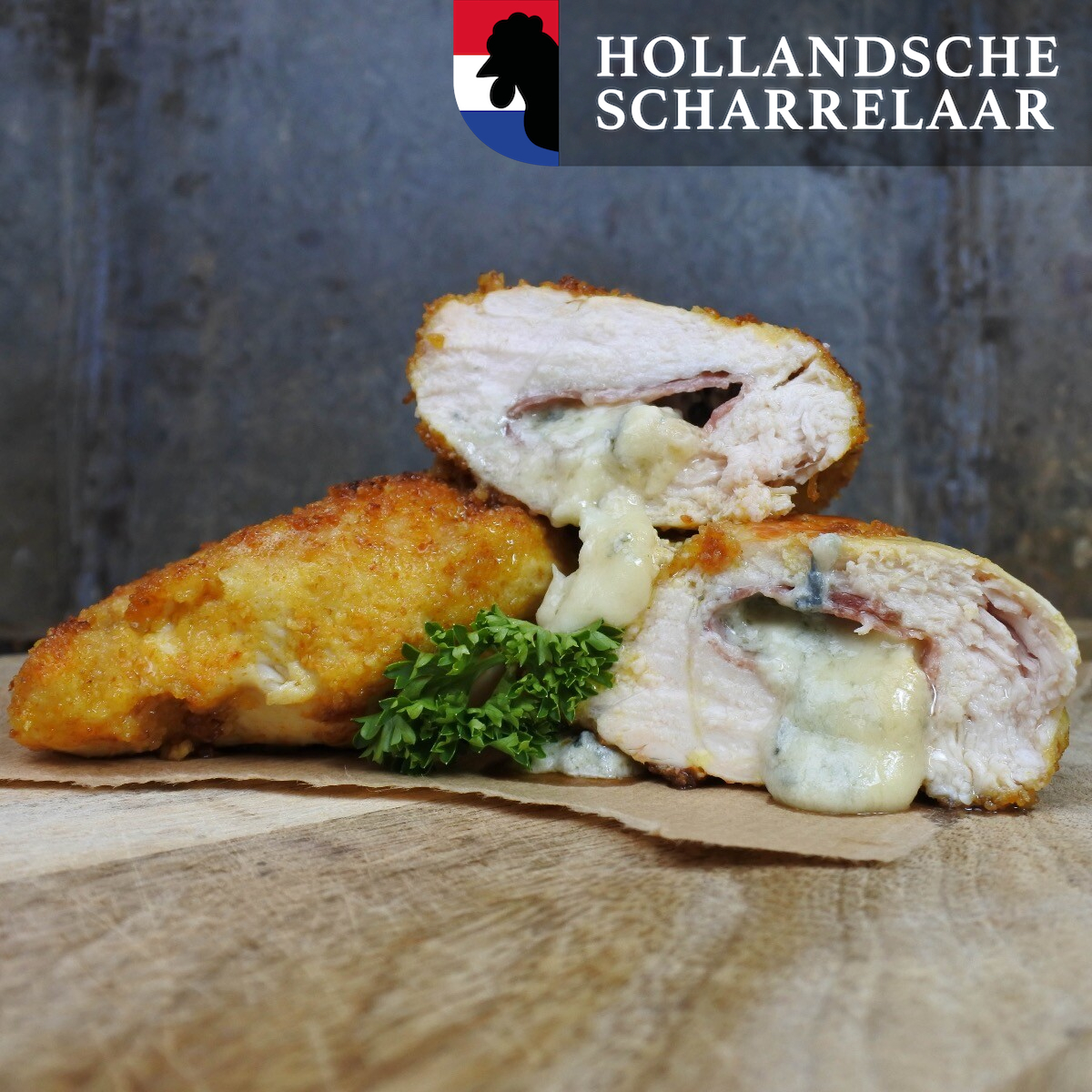 Kip cordon bleu scharrel | Gorgonzola venkelsalami