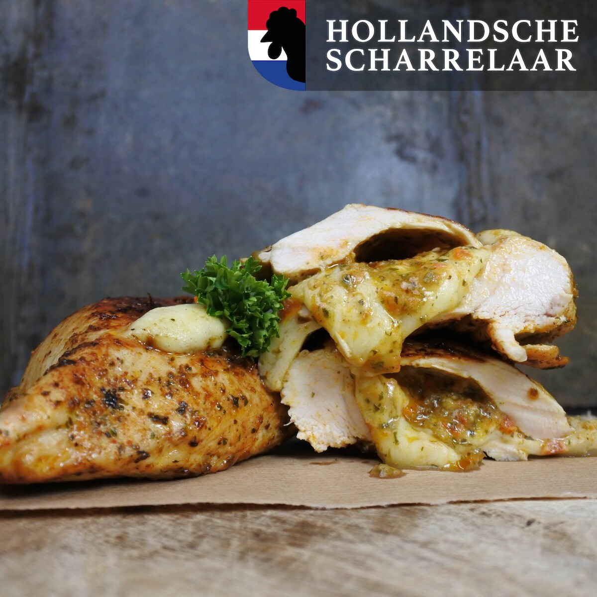 Kip cordon bleu scharrel | Mozzarella zontomaat
