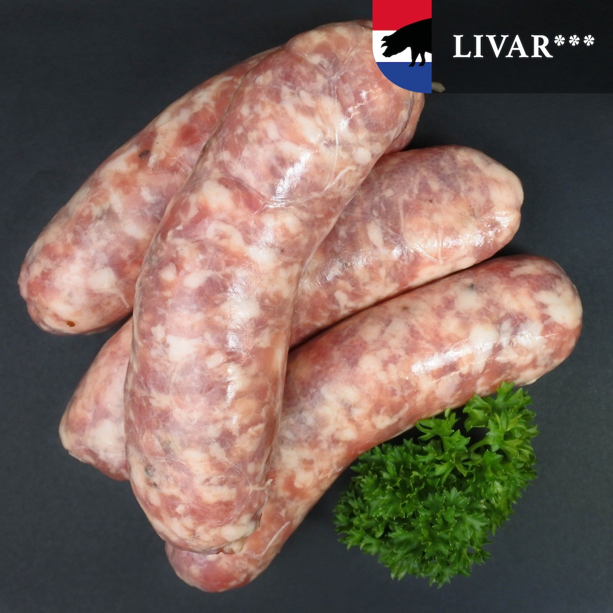 Braadworst Livar | Black pepper (Braadworst Livar | Black pepper -4x 100g)